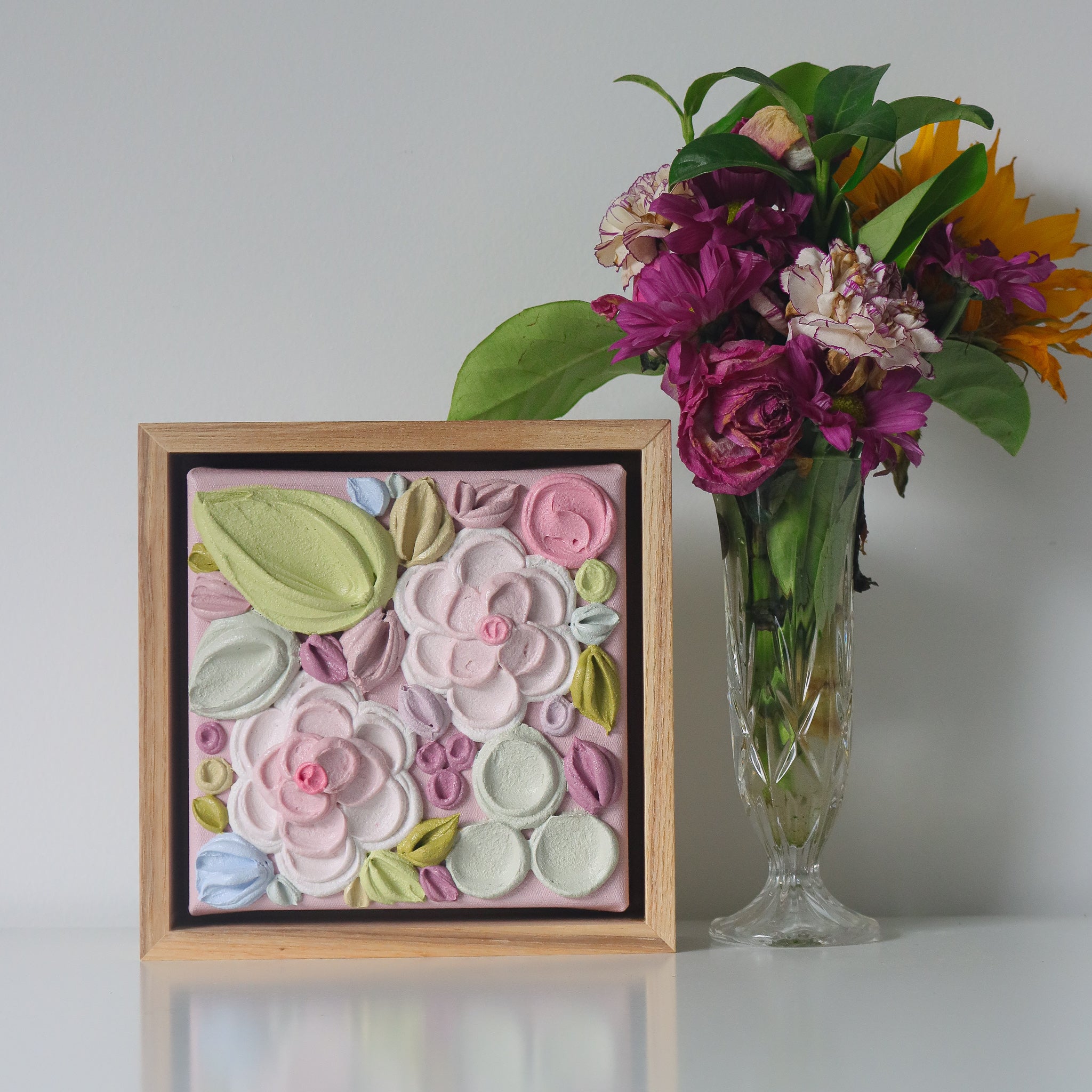 'Garden Glow #6' (6x6")