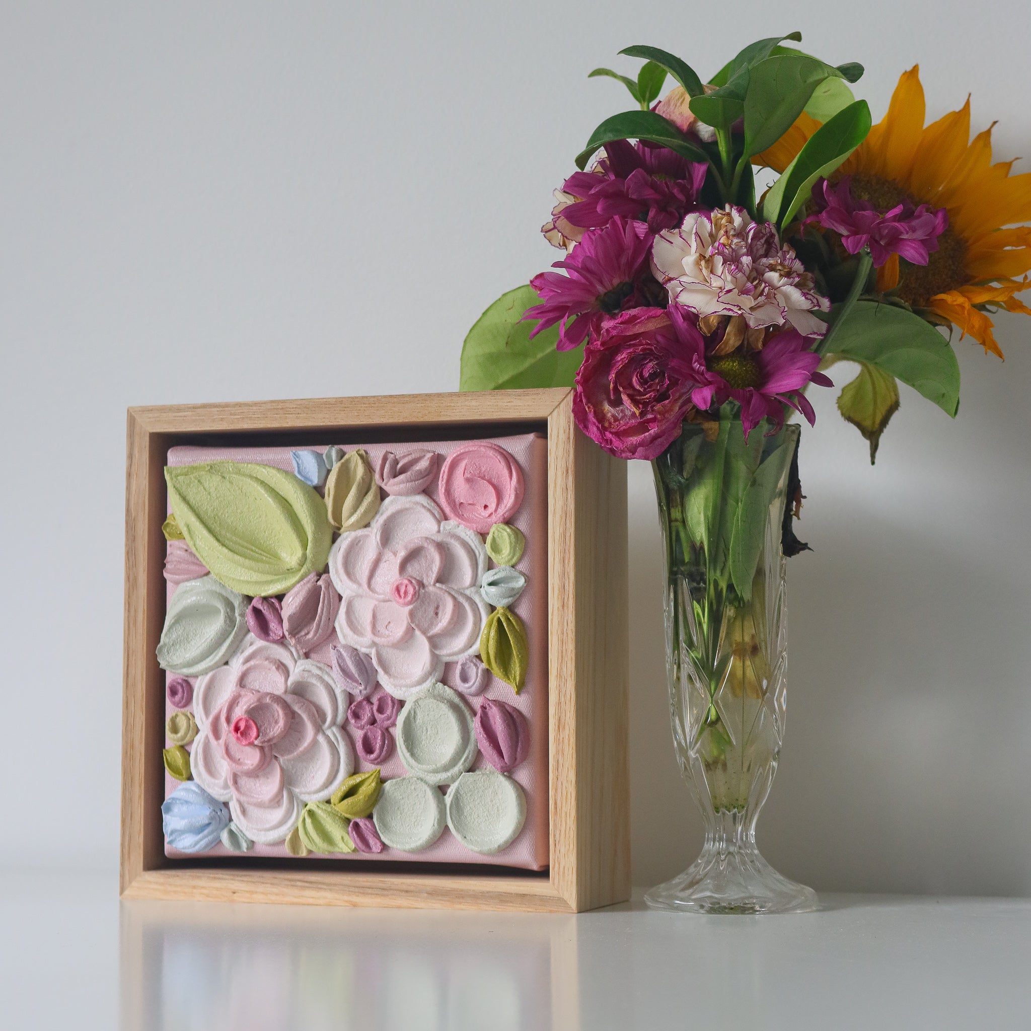 'Garden Glow #6' (6x6")