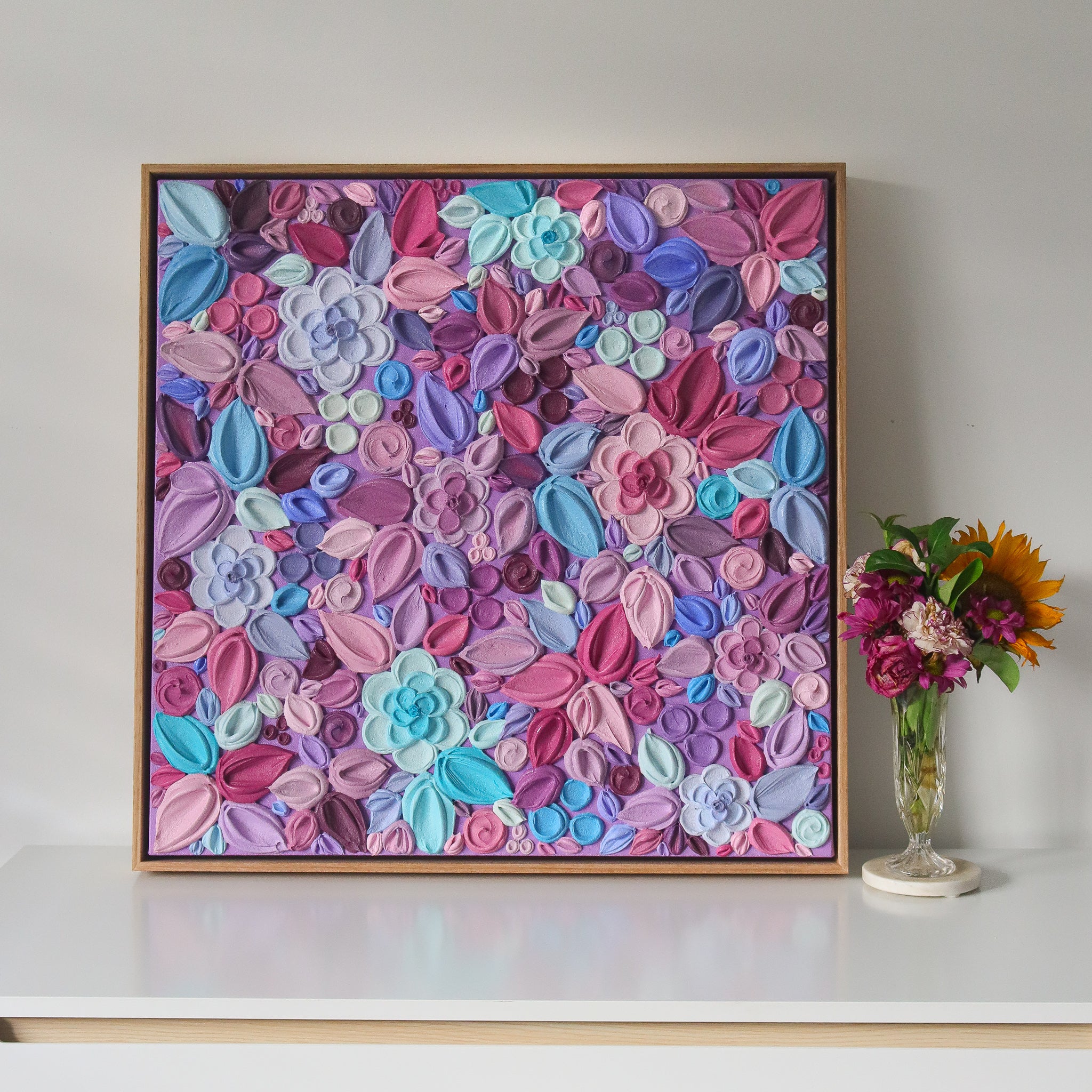 'Garden Glow #1' (24x24")