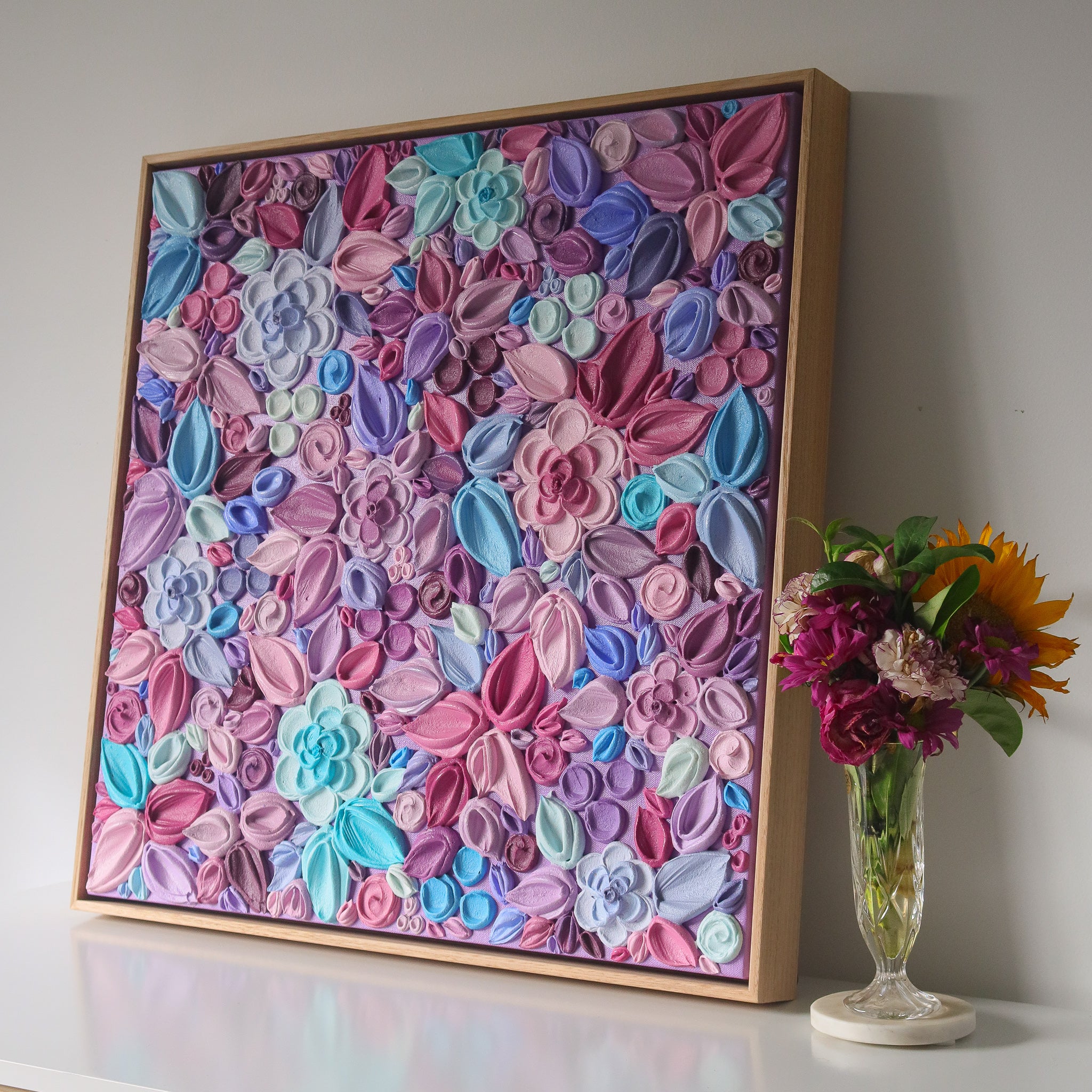 'Garden Glow #1' (24x24")